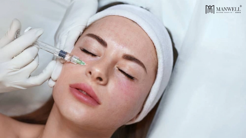 Tiêm meso giúp đưa các dưỡng chất vào da giúp da căng bóng, mịn màng