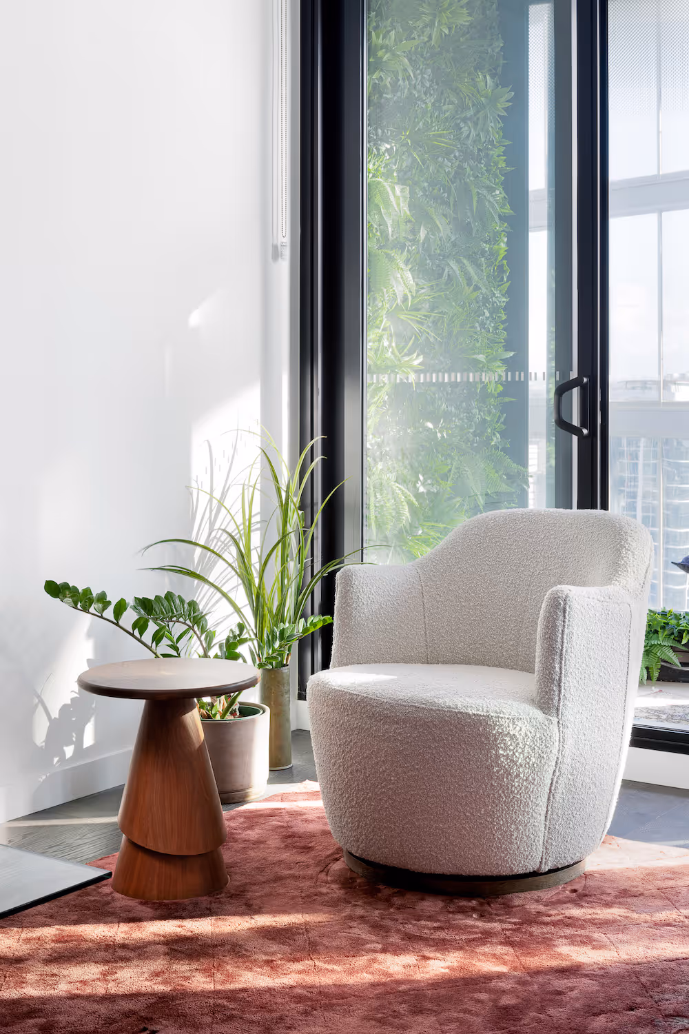 Round Summit Side Table in Apartment