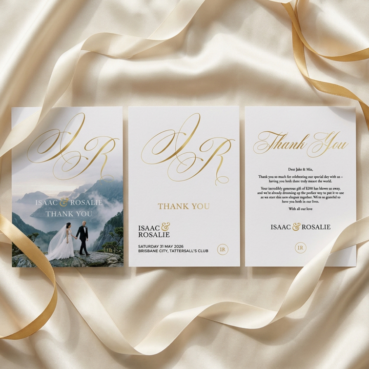 Wedding Thank You Card