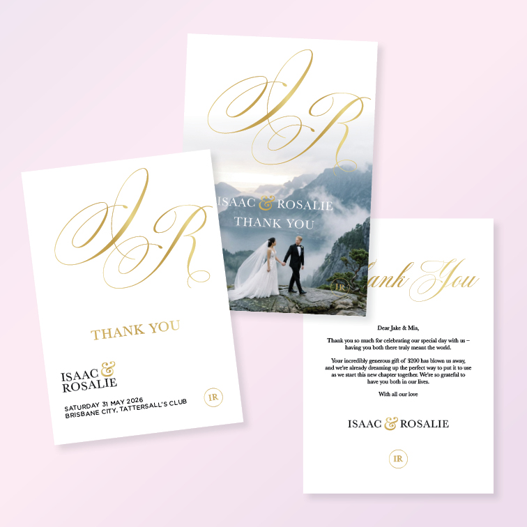 Wedding Thank You Card