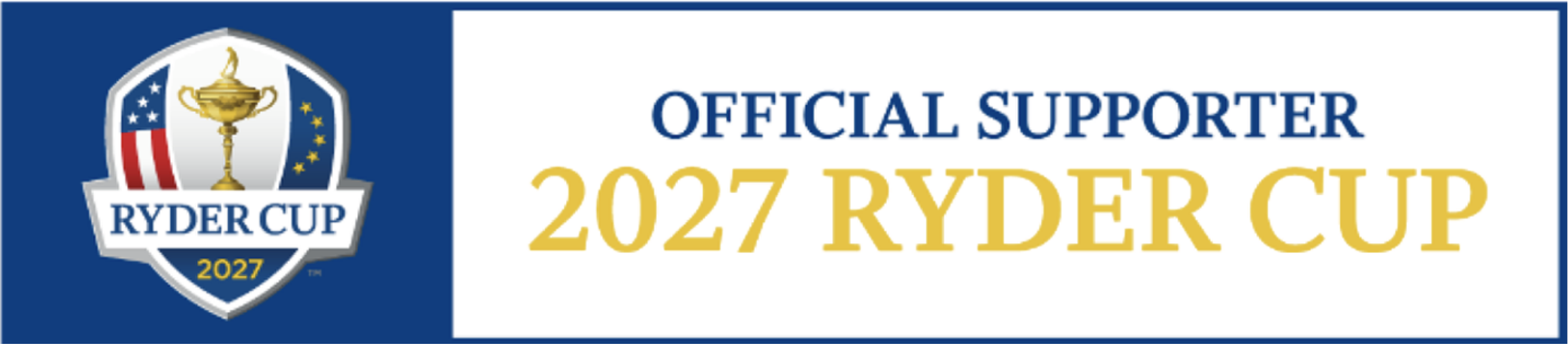 Official Supporter 2027 Ryder Cup