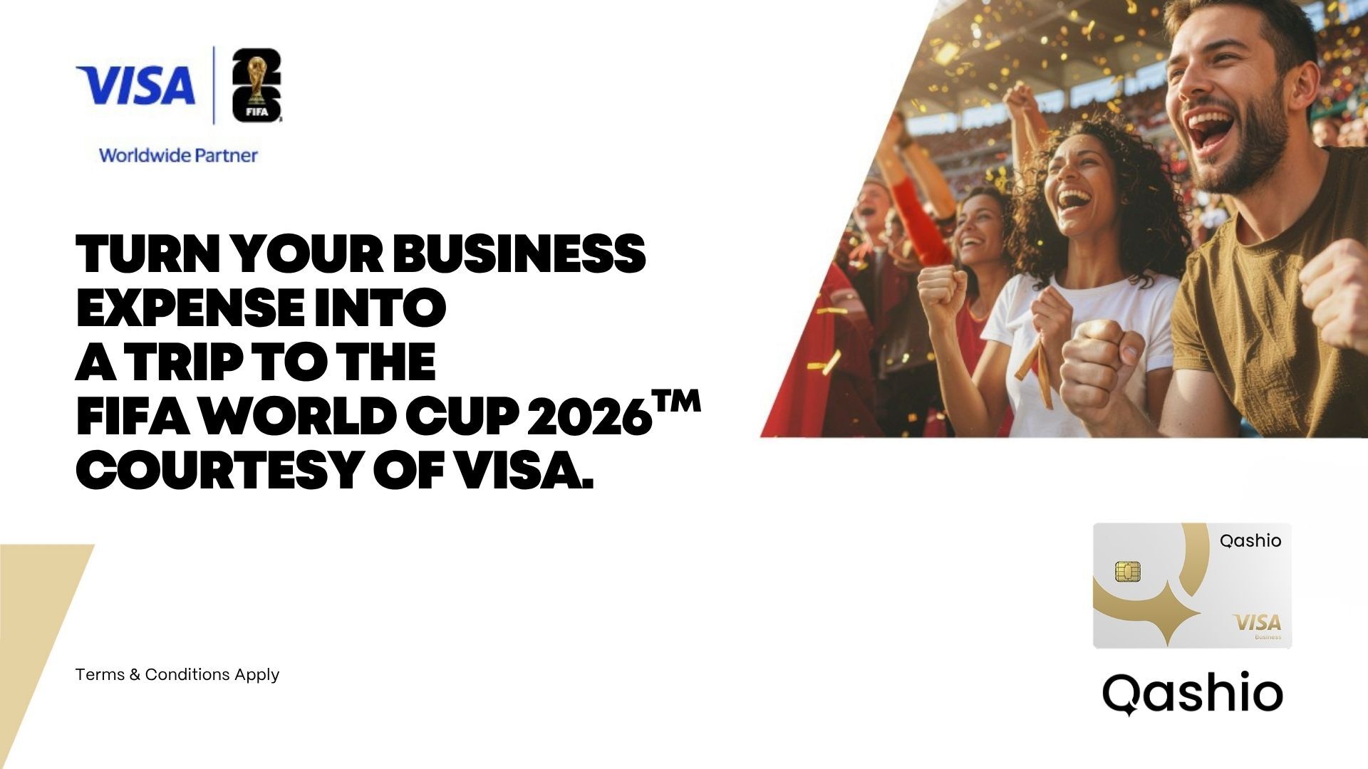 Turn Your Business Expenses into a Trip to the FIFA World Cup™, Courtesy of Visa!