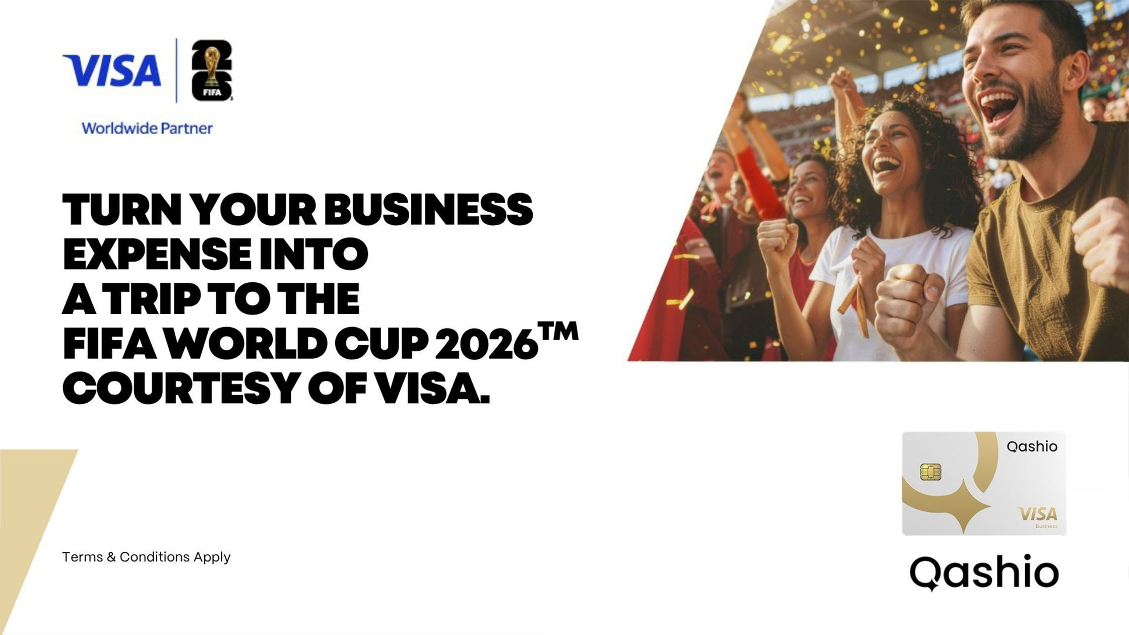 Turn Your Business Expenses into a Trip to the FIFA World Cup™, Courtesy of Visa!