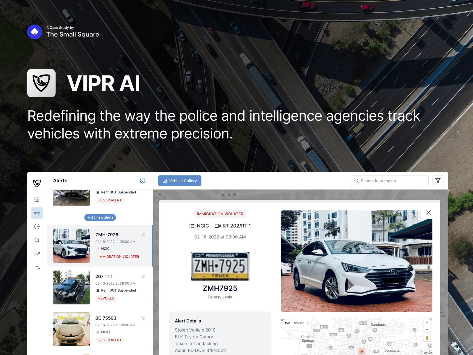 VIPR AI web and mobile app redesign