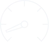 Speedometer gauge icon with the needle pointing to a low speed.