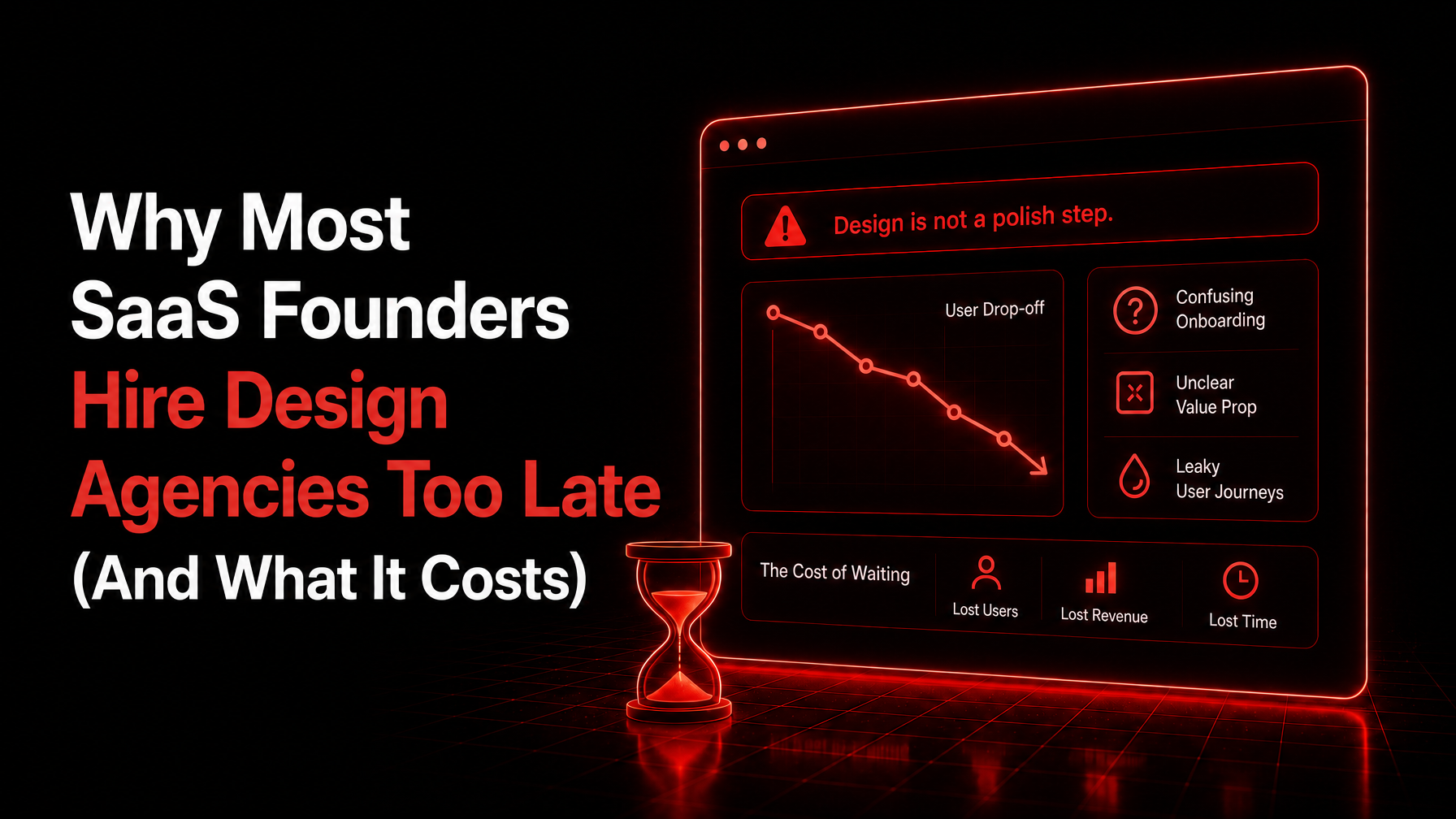 Why Most SaaS Founders Hire Design Agencies Too Late (And What It Costs)