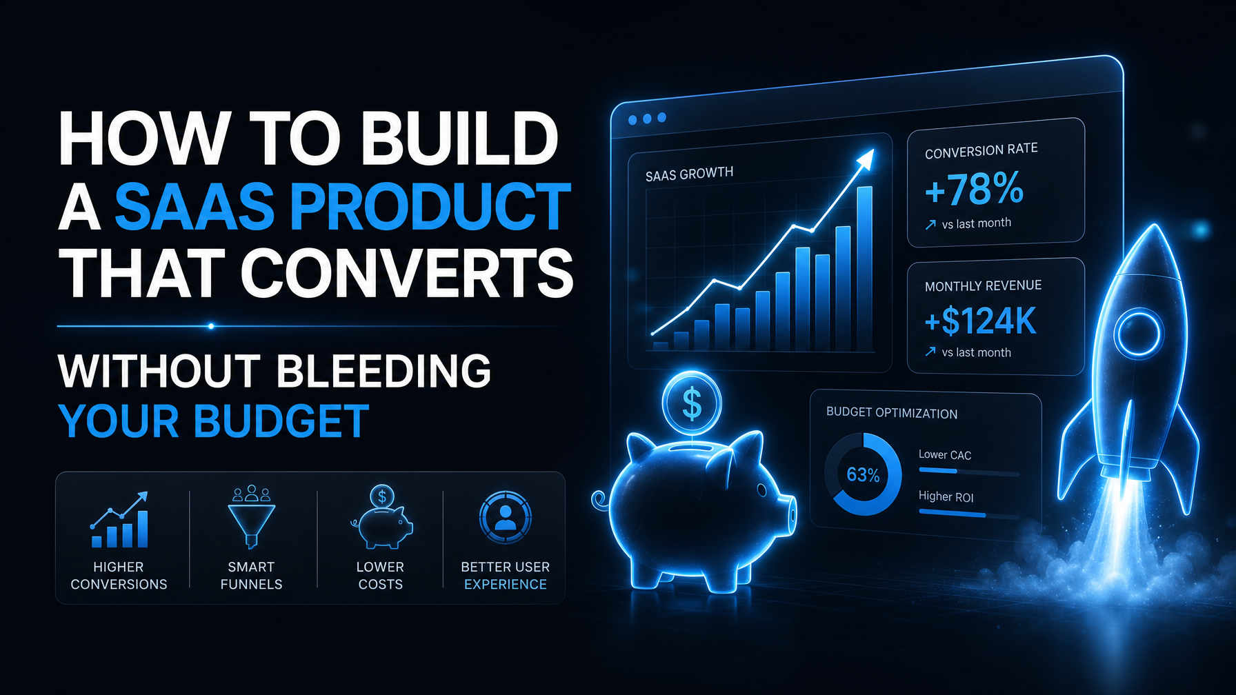 How to Build a SaaS Product That Converts Without Bleeding Your Budget