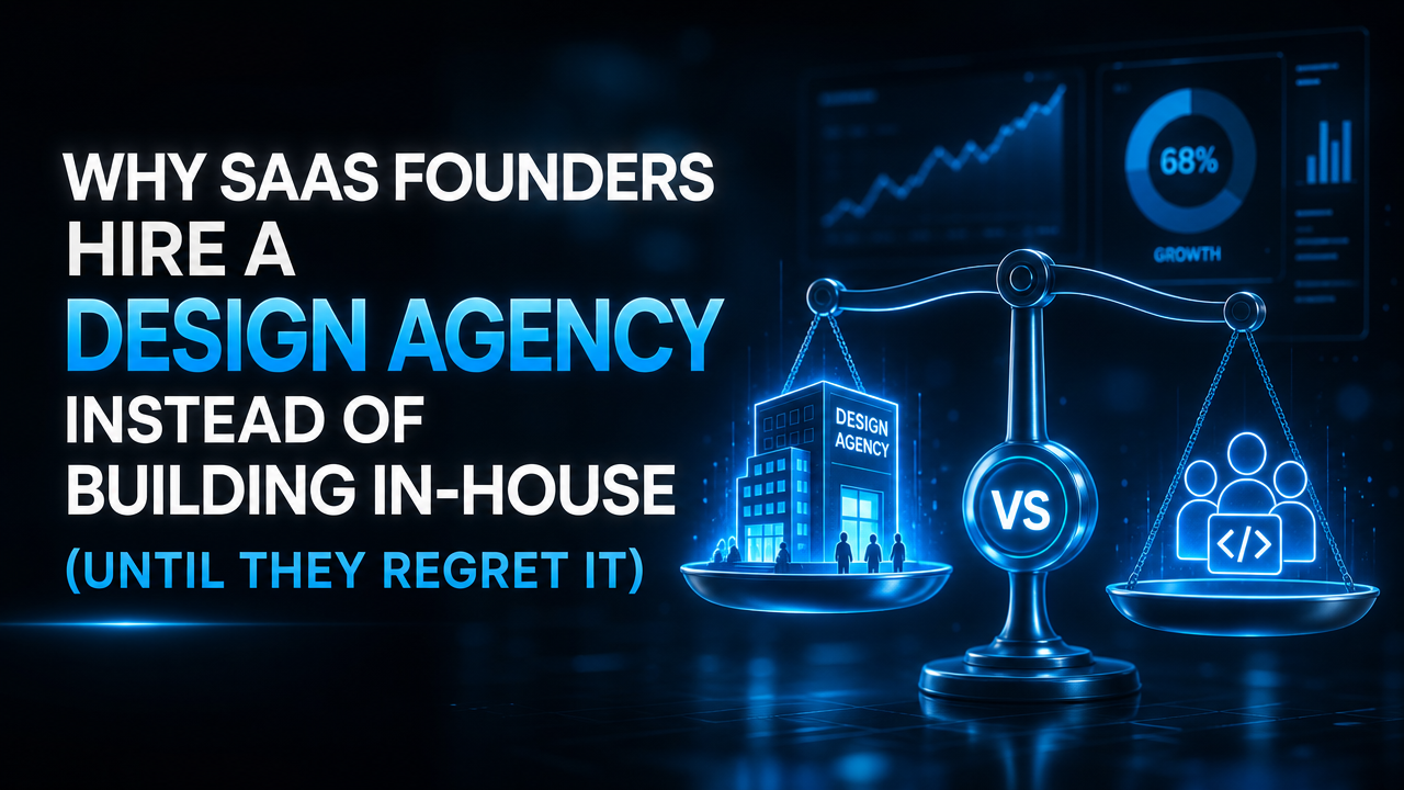 Why SaaS Founders Hire a Design Agency Instead of Building In-House (Until They Regret It)