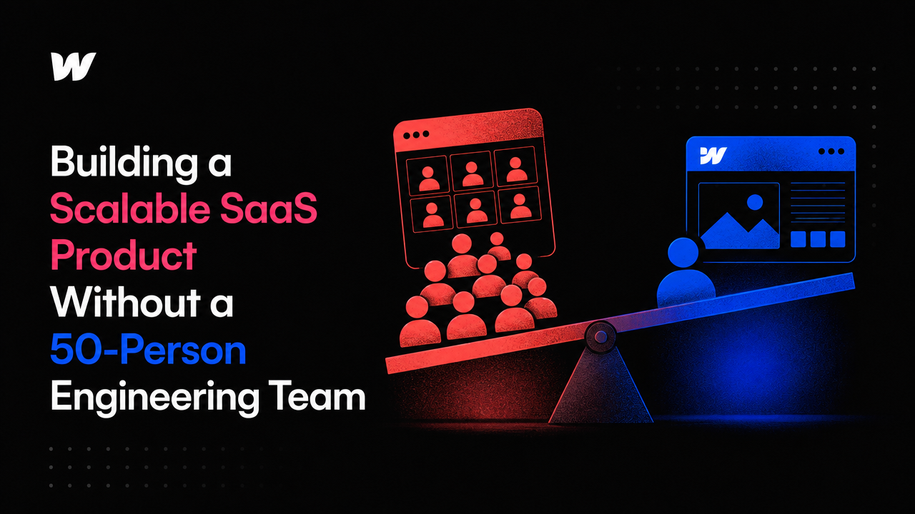 Building a Scalable SaaS Product Without a 50-Person Engineering Team