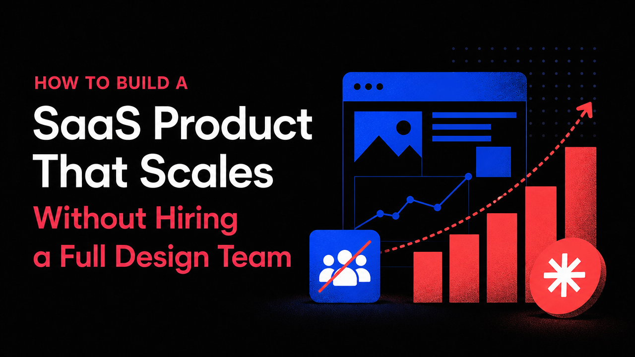 How to Build a SaaS Product That Scales Without Hiring a Full Design Team