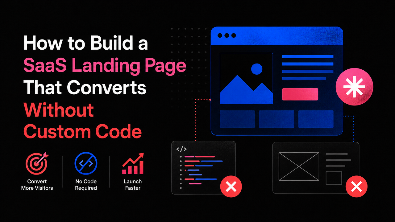 How to Build a SaaS Landing Page That Converts Without Custom Code
