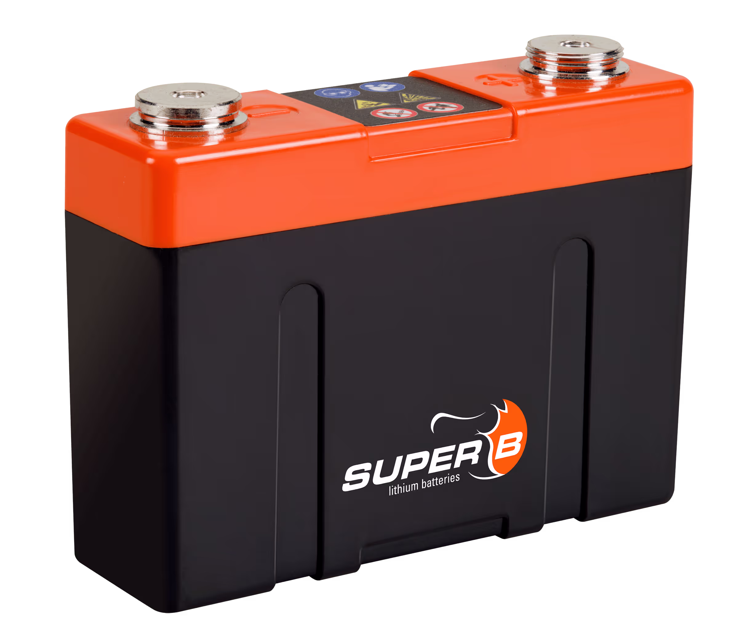 Super B Andrena 12V 2.5Ah ultra-compact lithium starter battery for lightweight race bikes