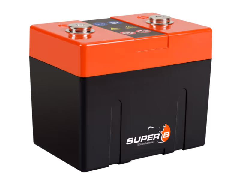 Super B Andrena 12V 7.5Ah lightweight lithium starter battery for motorcycles and karting