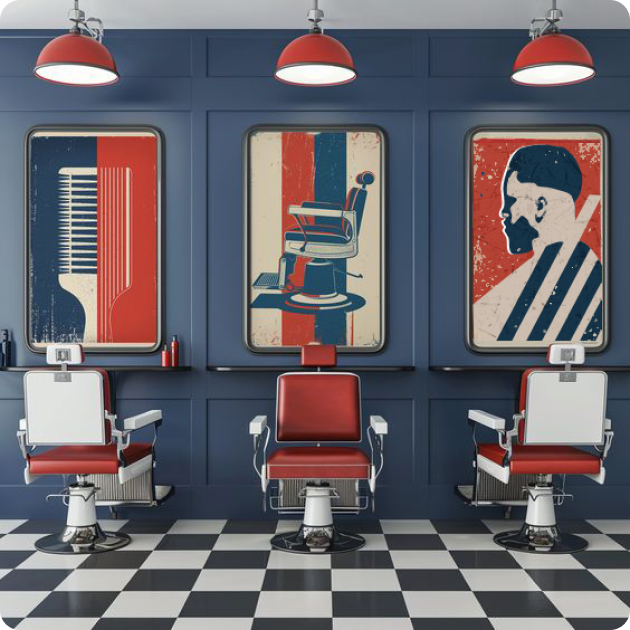 The black barbershop