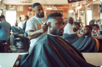 The black barber