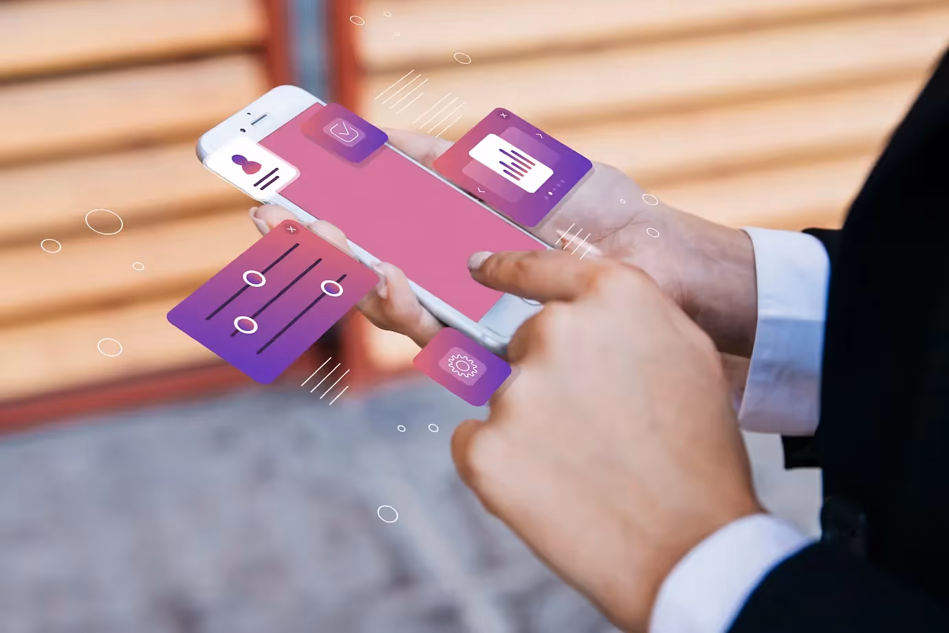 Seamless mobile application UX/UI design for digital wallet enhances user engagement and functionality.