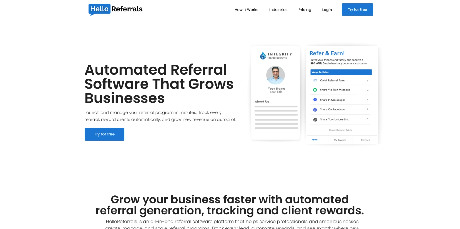 2. HelloReferrals