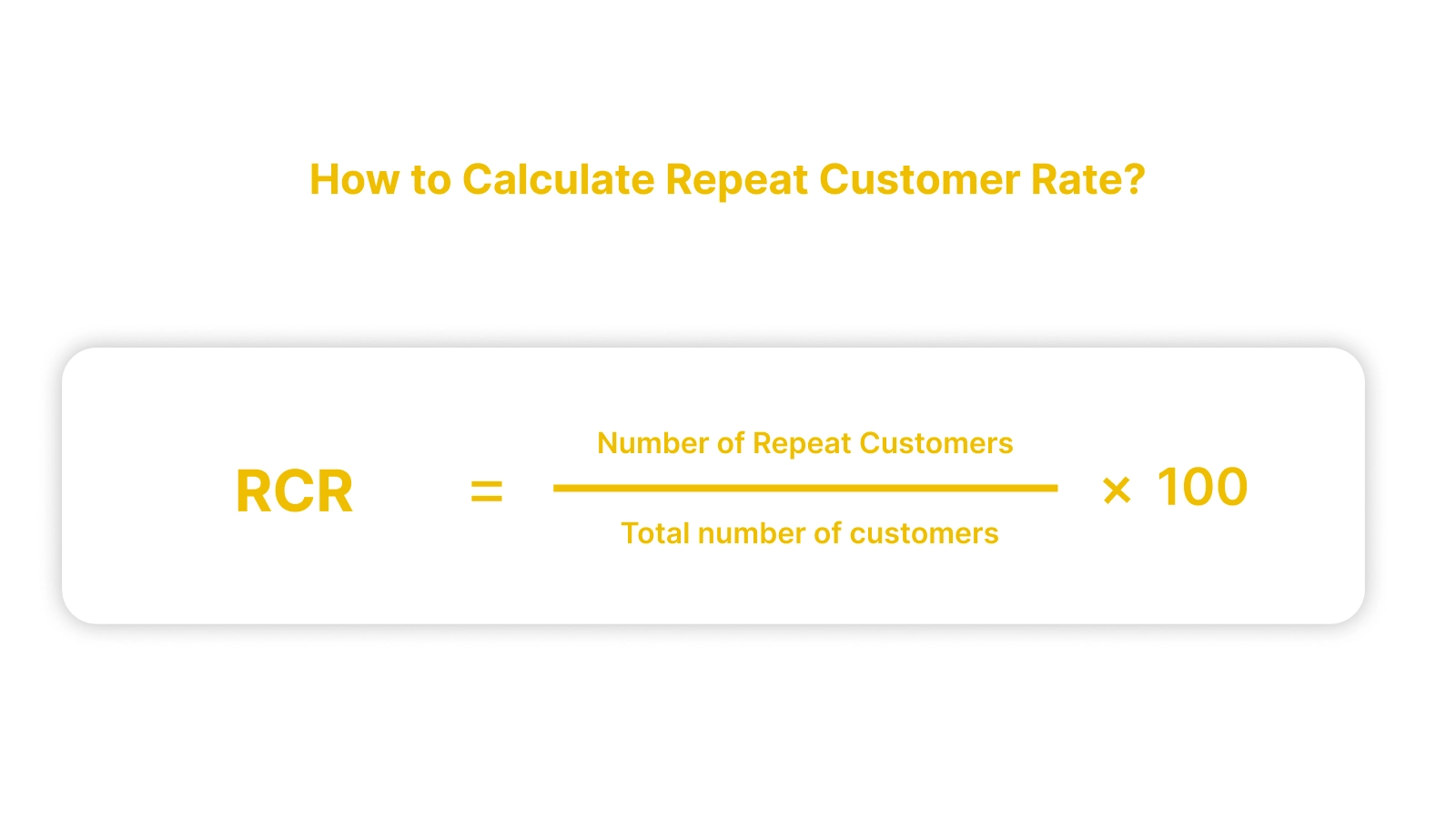How to Calculate Repeat Customer Rate?