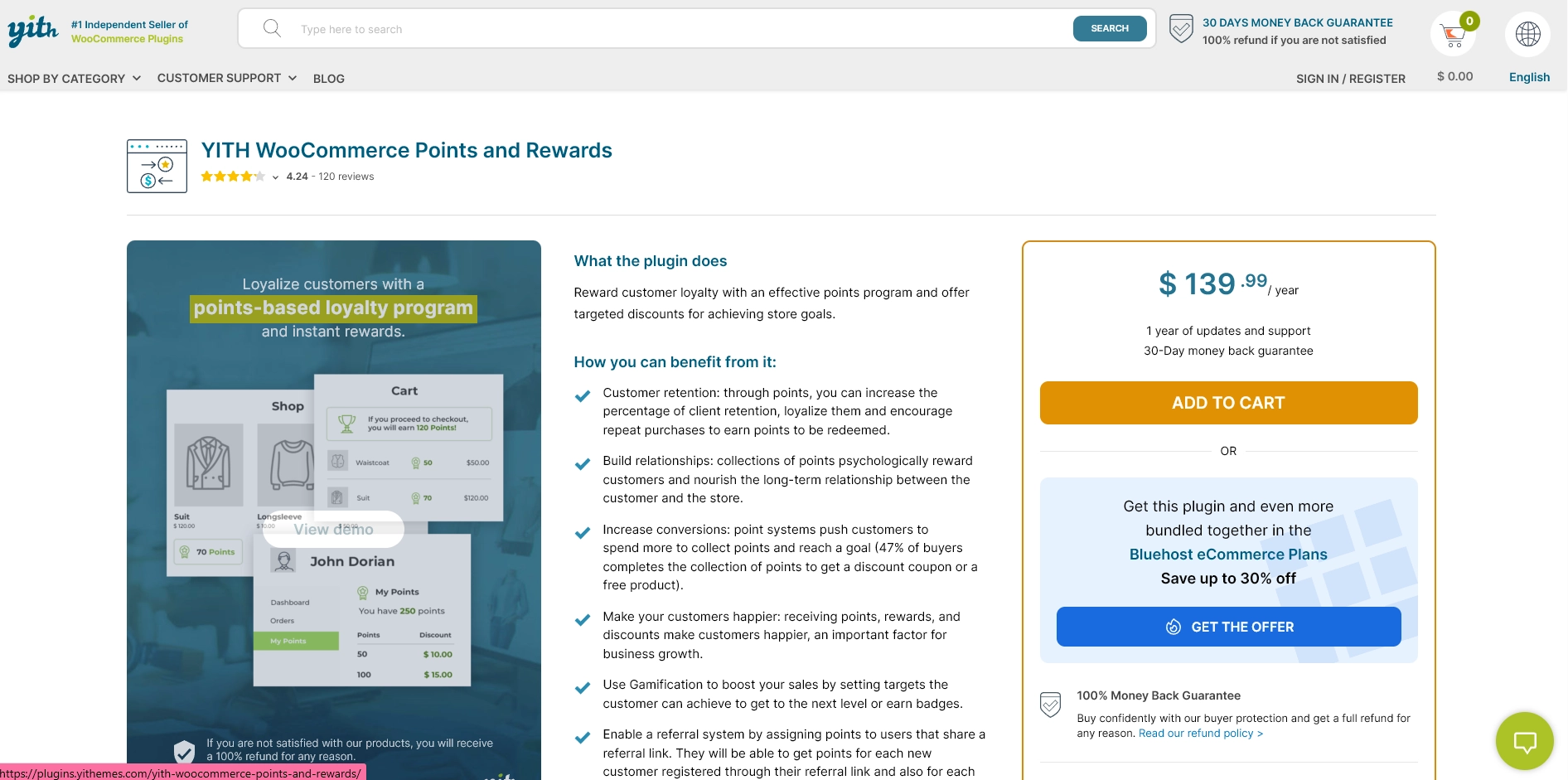 YITH WooCommerce Points and Rewards