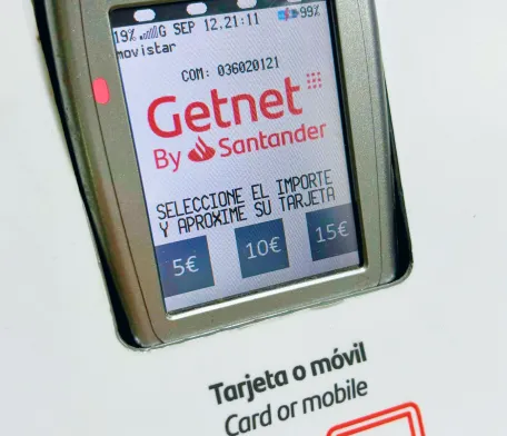 Terminal de cobro Totem getnet