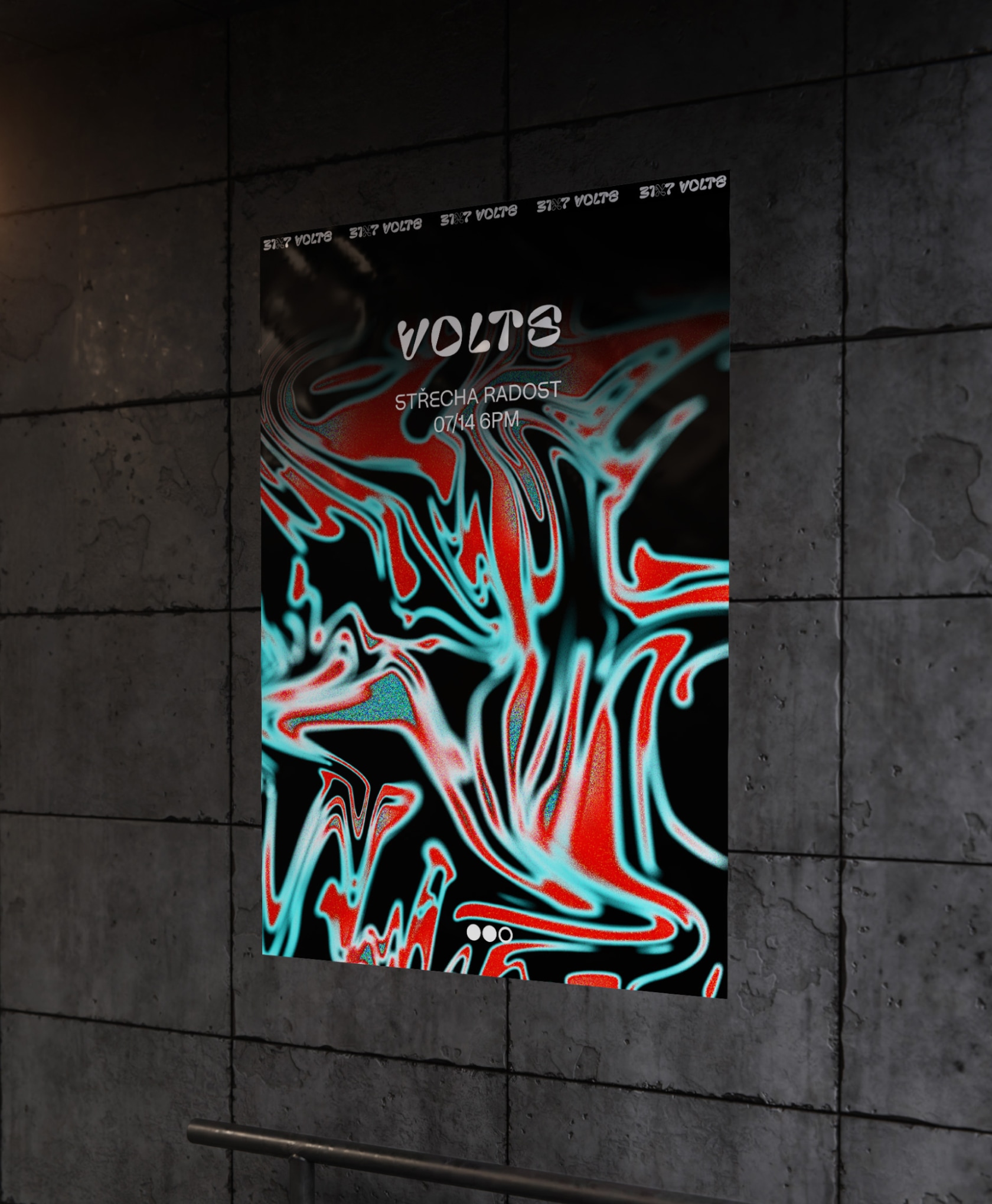This is an image of a party poster design.
