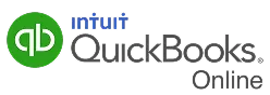 QuickBooks Online logo with Intuit branding.