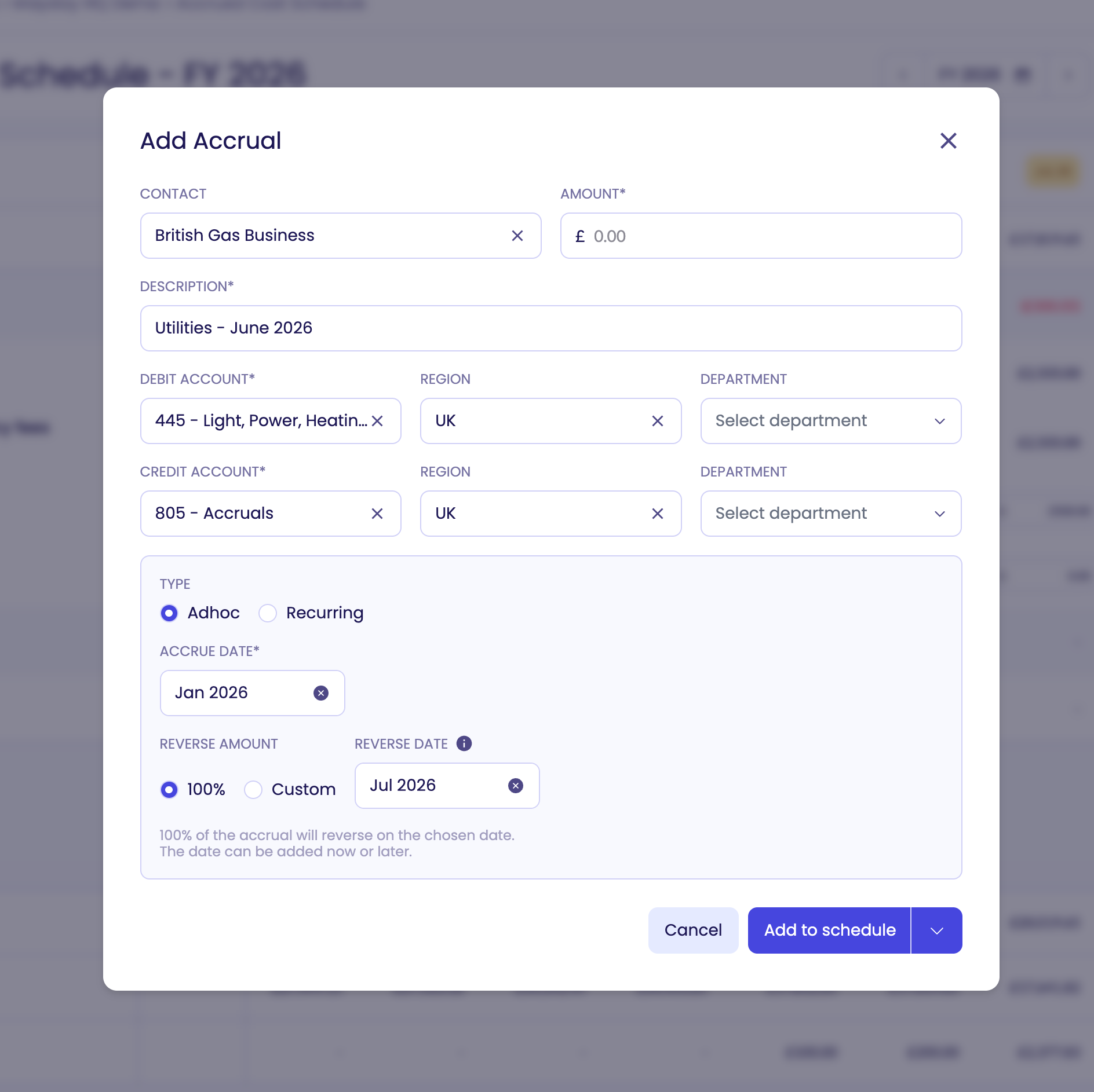 Revenue recognition inbox screen showing a list of revenue entries with references, dates, contacts, descriptions, quantities, accounts, and amounts due in Australian dollars.