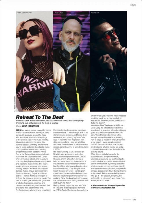 DJ Magazin Ibiza - Katrin Mendelsohn