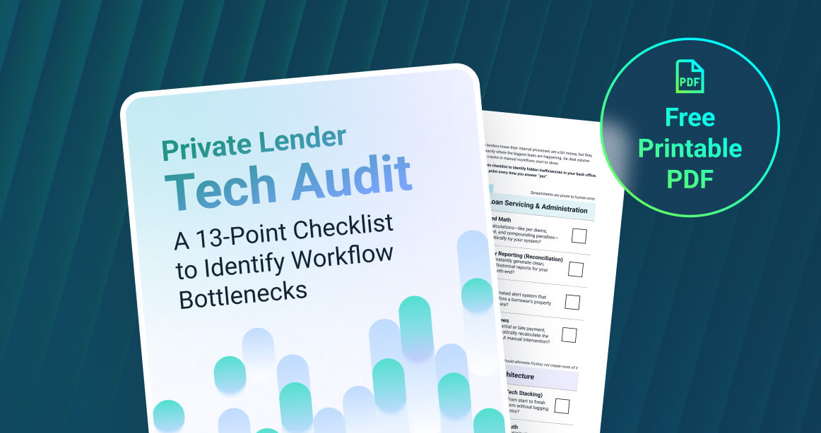 pdf preview of private lender tech audit