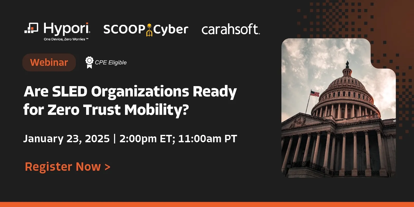 Register for SLED Mobility Webinar on January 14th 