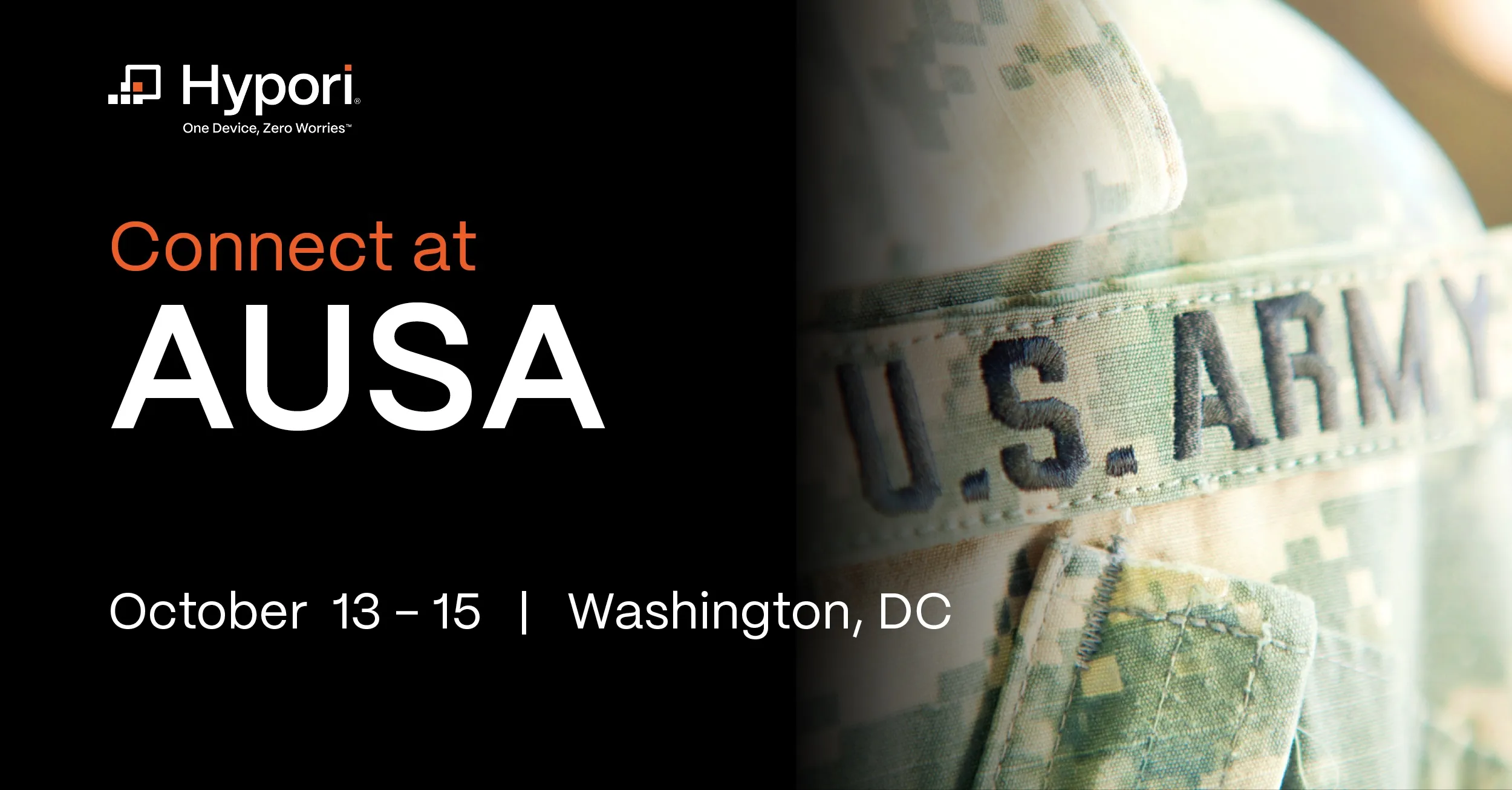 Connect with Hypori at AUSA 2025 on October 13-15 in Washington, D.C.