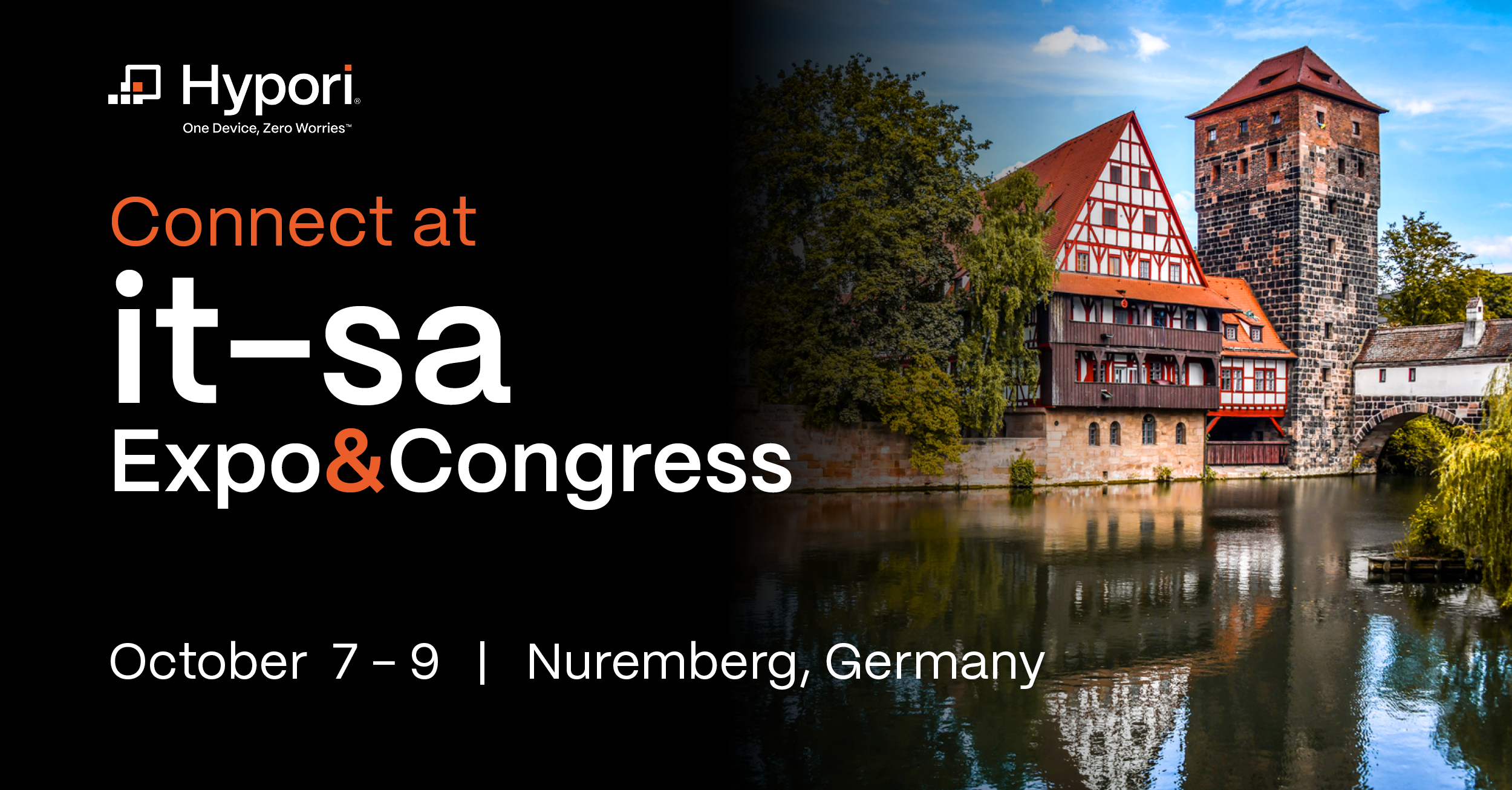 Connect with Hypori at it-sa Expo&Congress 2025 on October 7-9 in Nuremberg, Germany