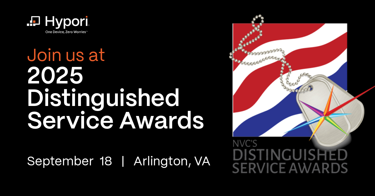 Hypori is honored to be a finalist for Veteran-Owned Business of the Year at the 2025 Distinguished Service Awards.