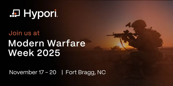 Connect with Hypori at Modern Warfare Week on November 17-20 in Fort Bragg, NC