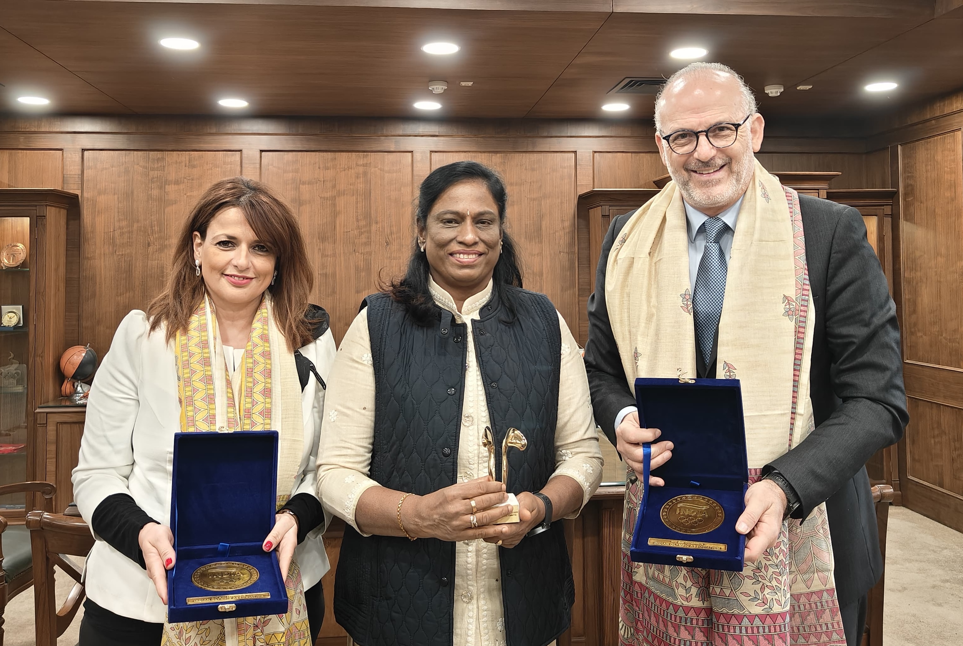 International Olympic Academy and Indian Olympic Association meeting at New Delhi