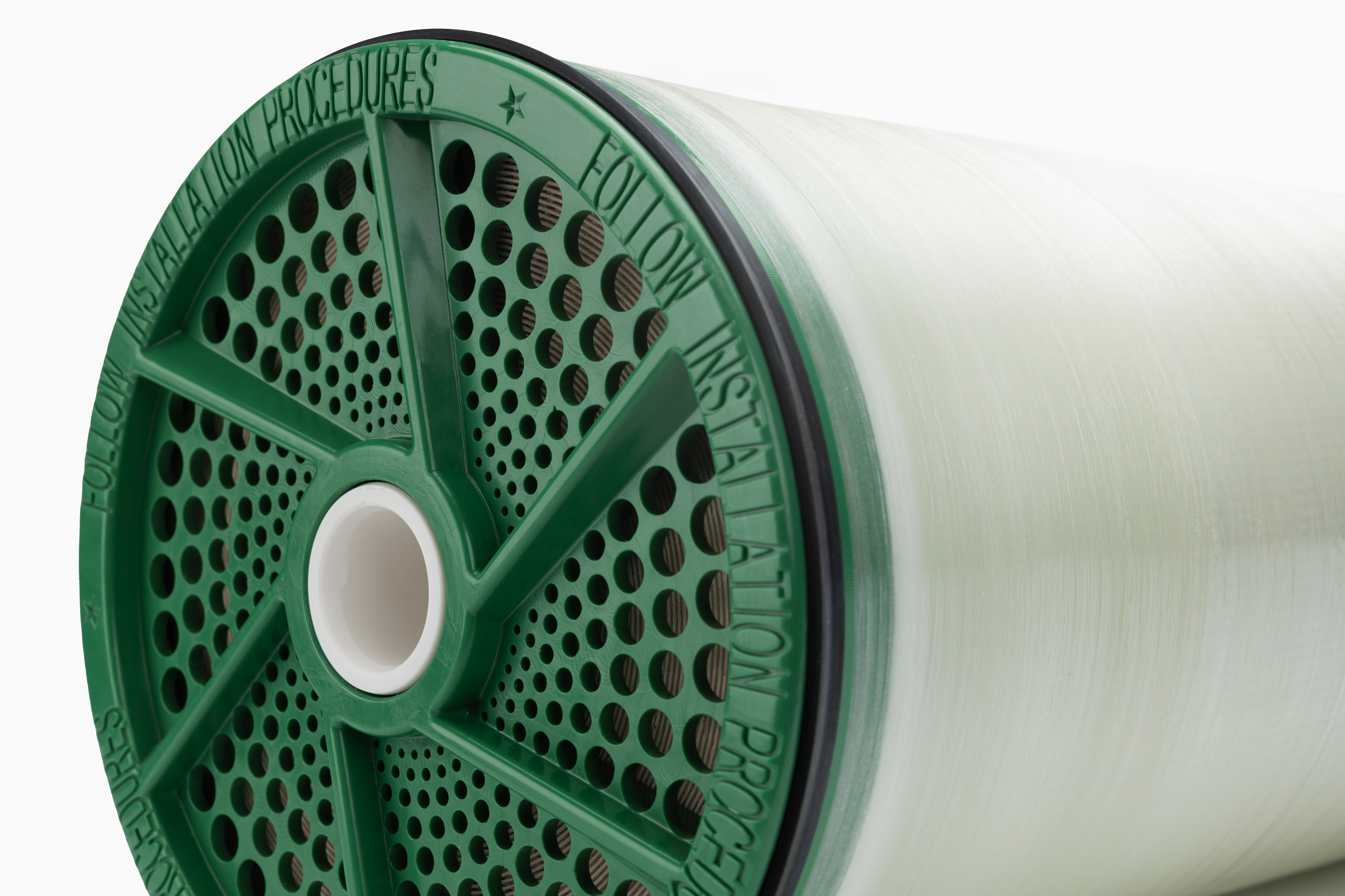 Representative manufacturer photo of an 8-inch fiberglass spiral element. The exact 4040-FR model is not identified in the supplied photo.