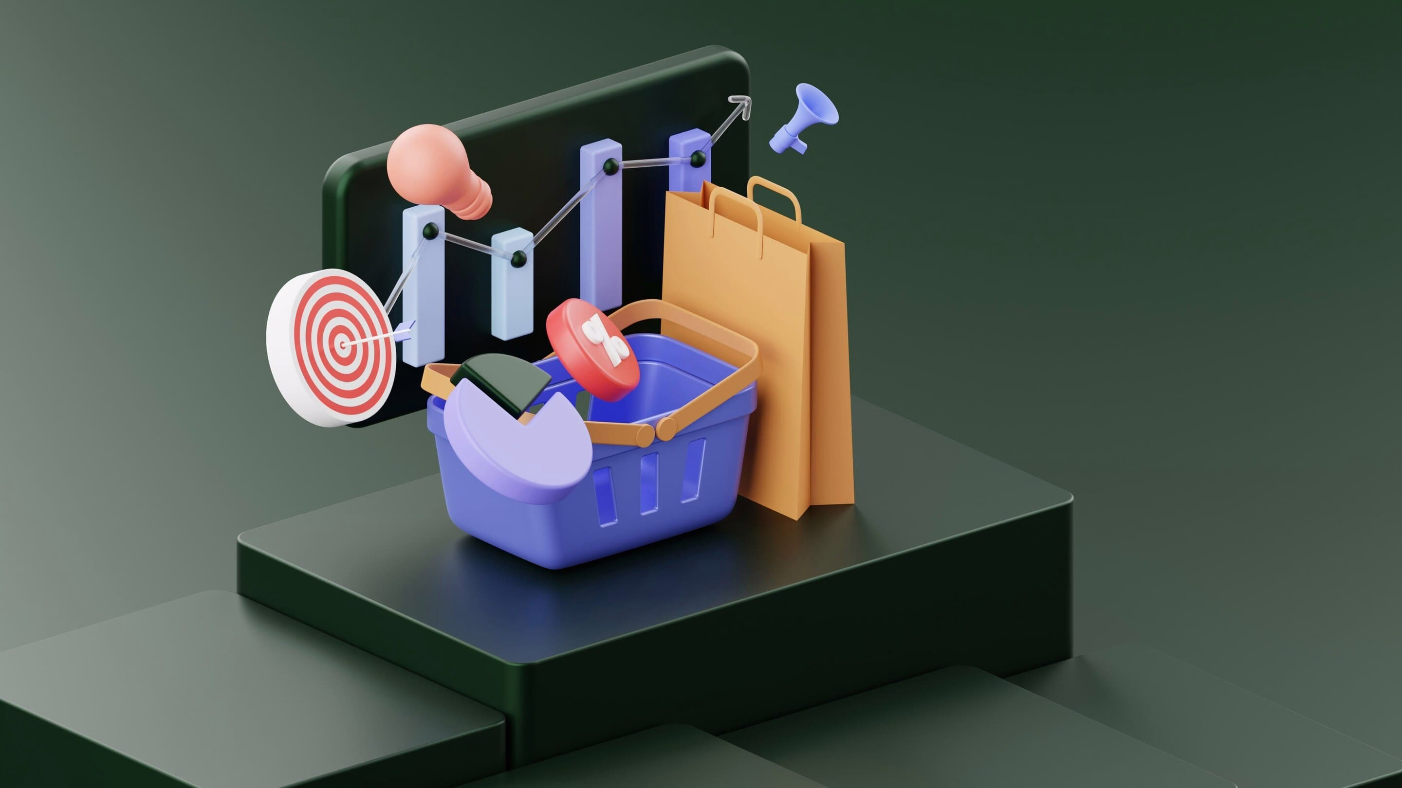 Illustration d'un tableau de bord e-commerce pour améliorer la rentabilité d'une boutique en ligne