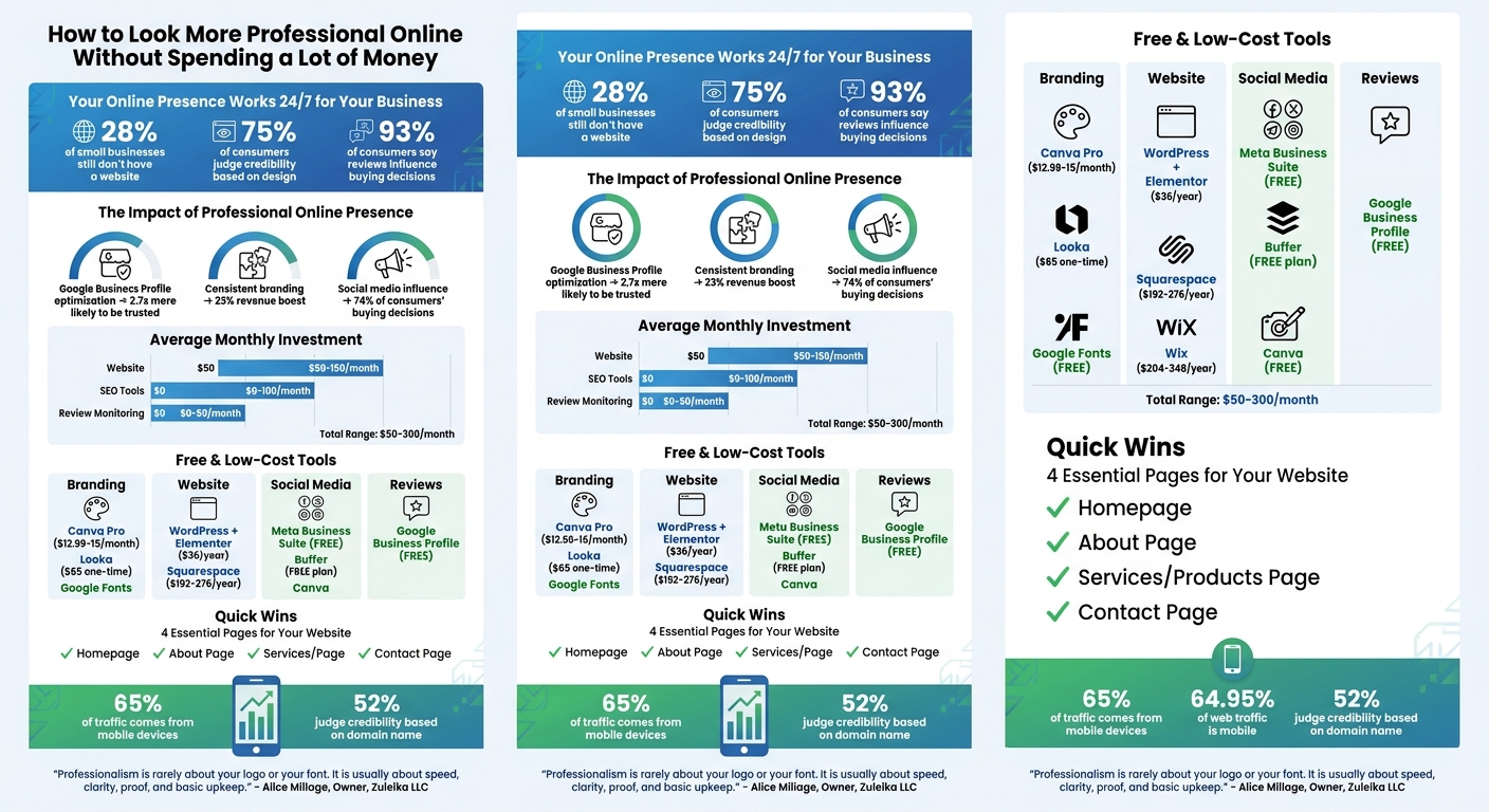 Budget-Friendly Online Professionalism: Key Stats and Cost Breakdown