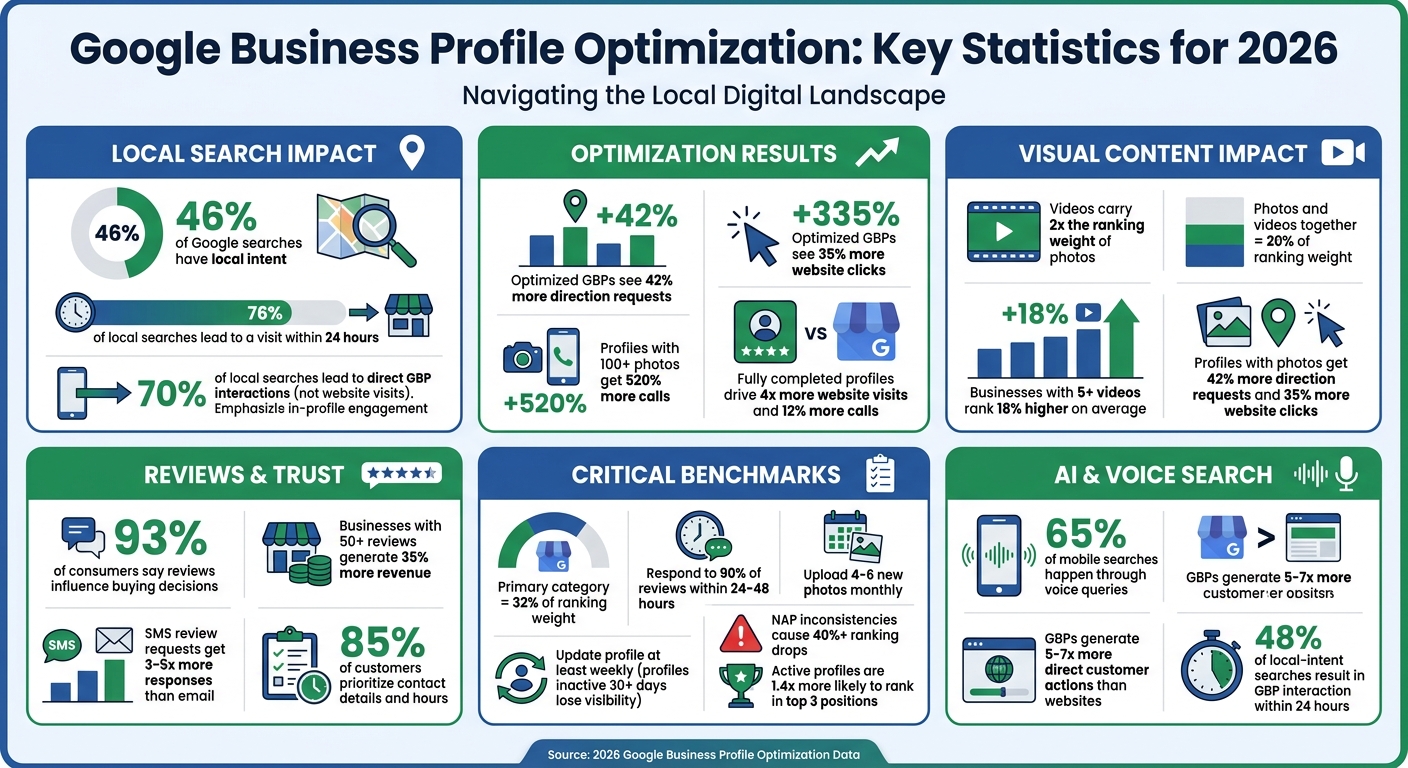 Google Business Profile Optimization Statistics and Impact 2026