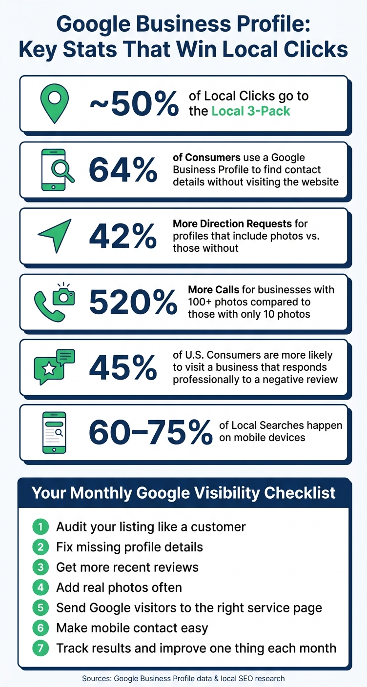 Google Business Profile: Key Stats That Win Local Clicks
