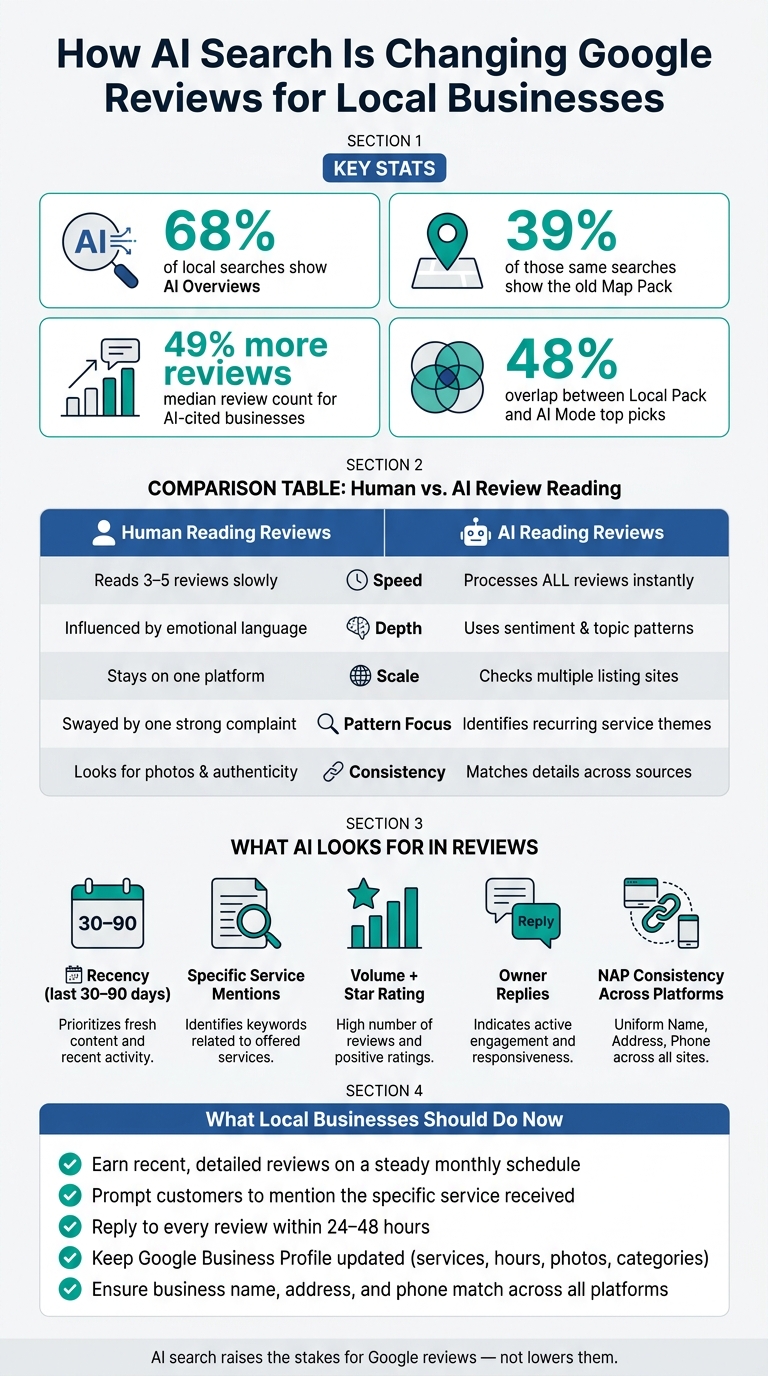 AI Search vs. Local Pack: How Reviews Impact Local Business Visibility in 2026