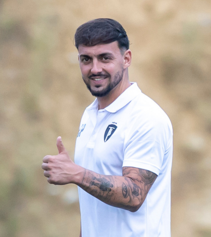 La imatge de l'entrenador Carlos Panisello.