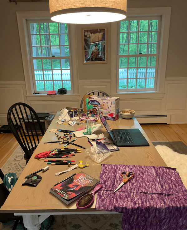 Dave's writing space