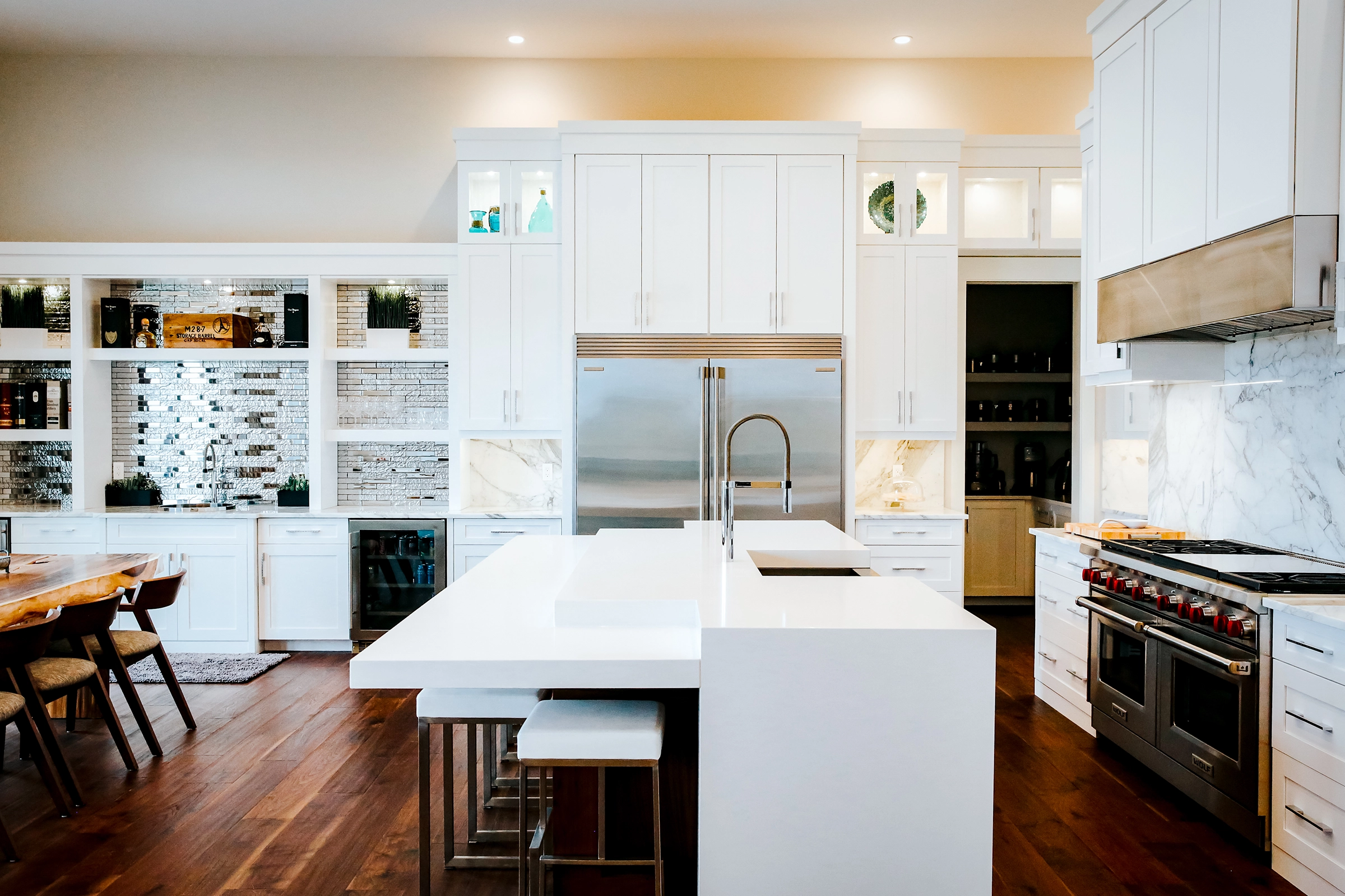 Modern gallery-inspired home interior