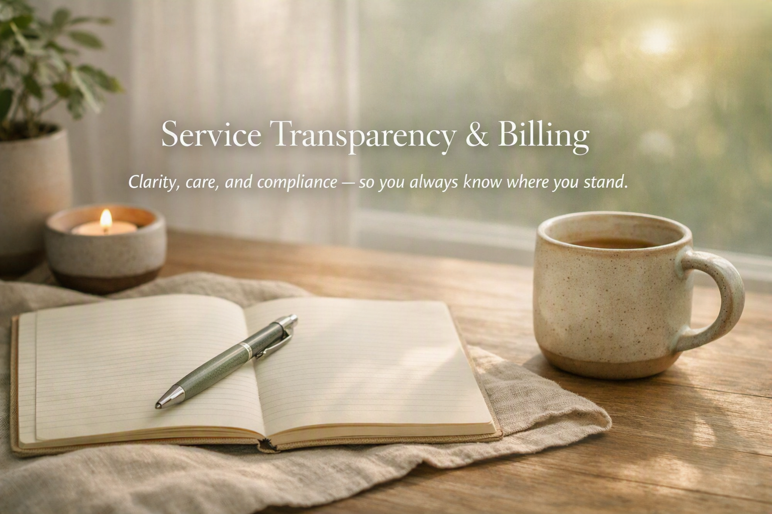 Service Transparency & Billing — How We Bill Our Services at Vistas Wellness