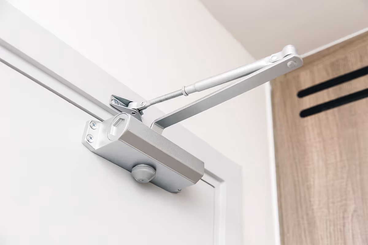 An example of a door closer.