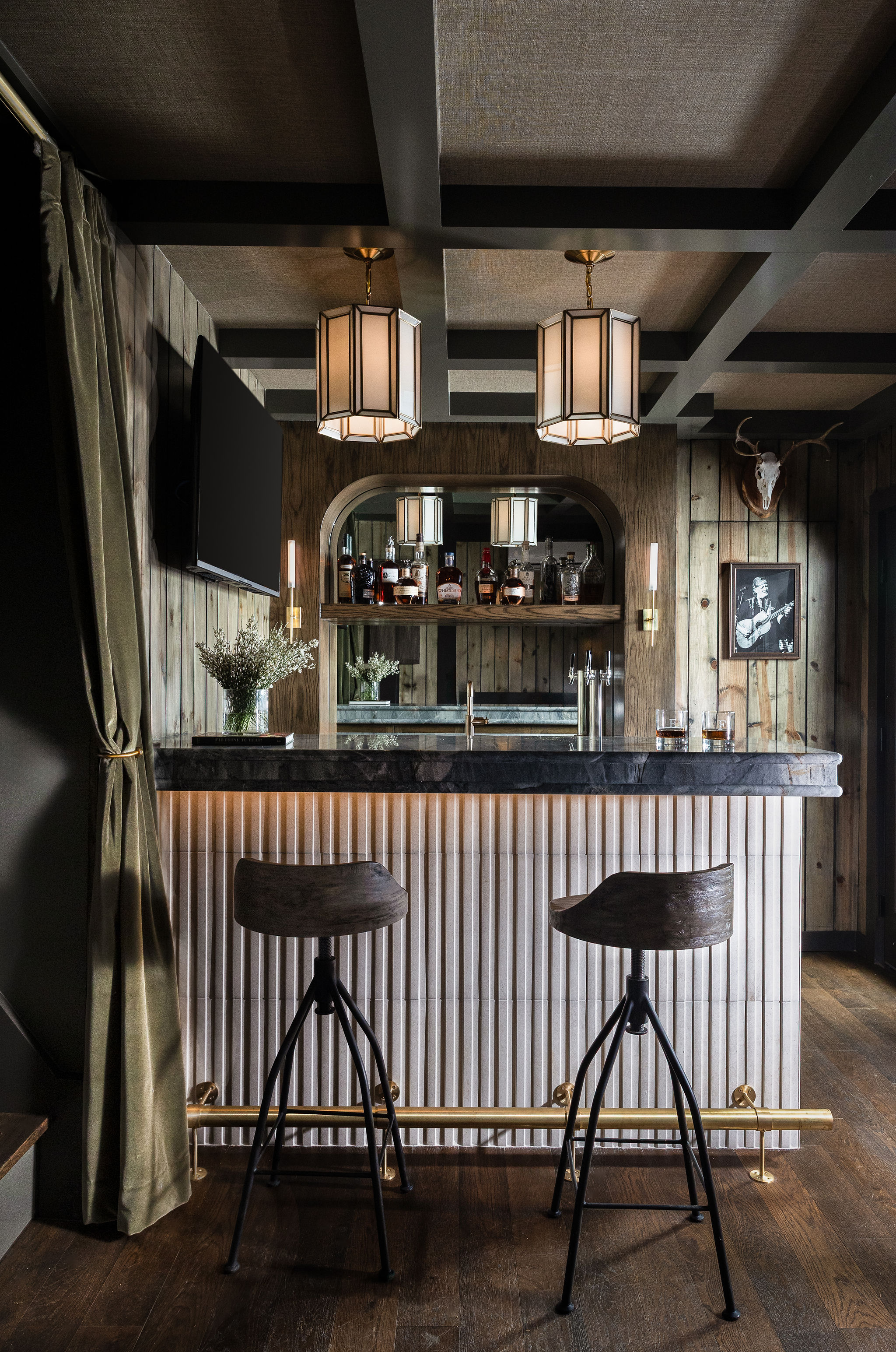 Luxury home bar Southlake whiskey tavern