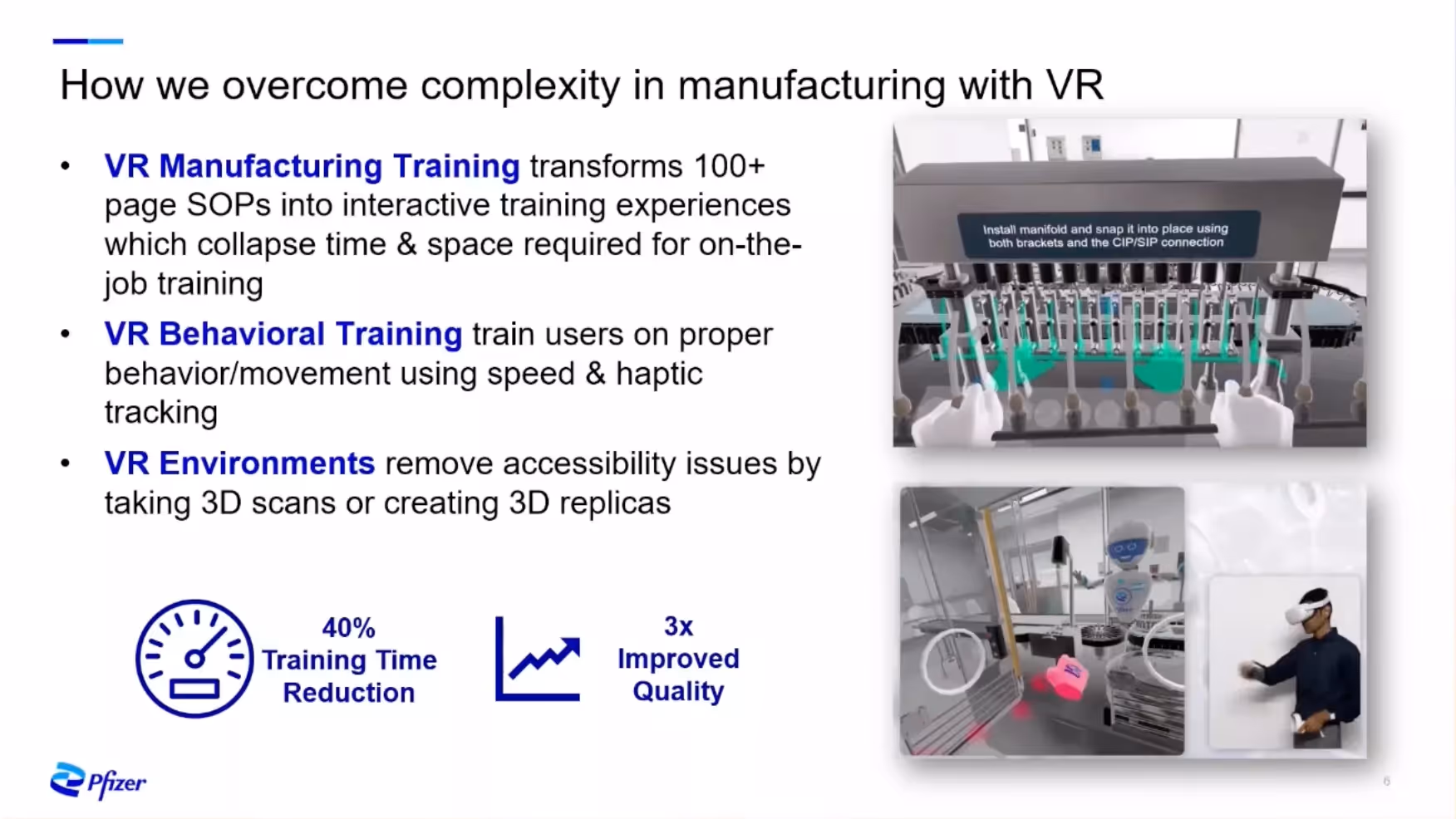 pfizer awe eu 2022 overcoming complexity in manufacturing with vr