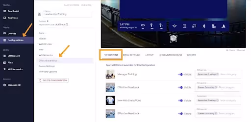 managexr-home-screen