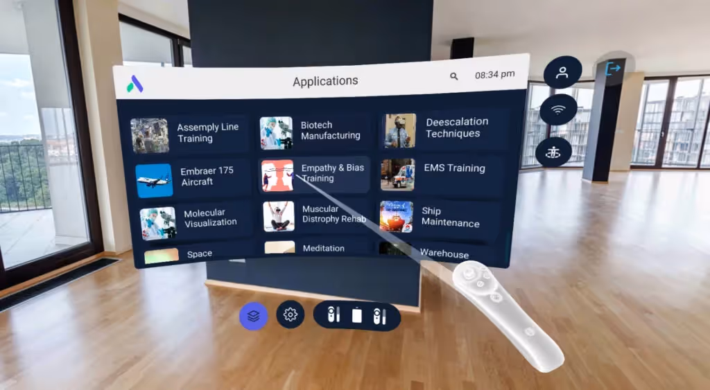 Enterprise Kiosk Mode VR Content Launcher
